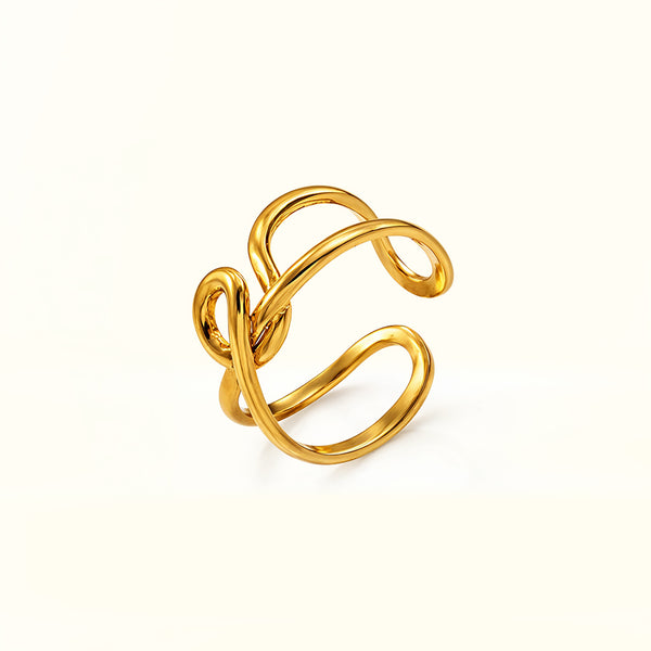 Twisted Knot Ring