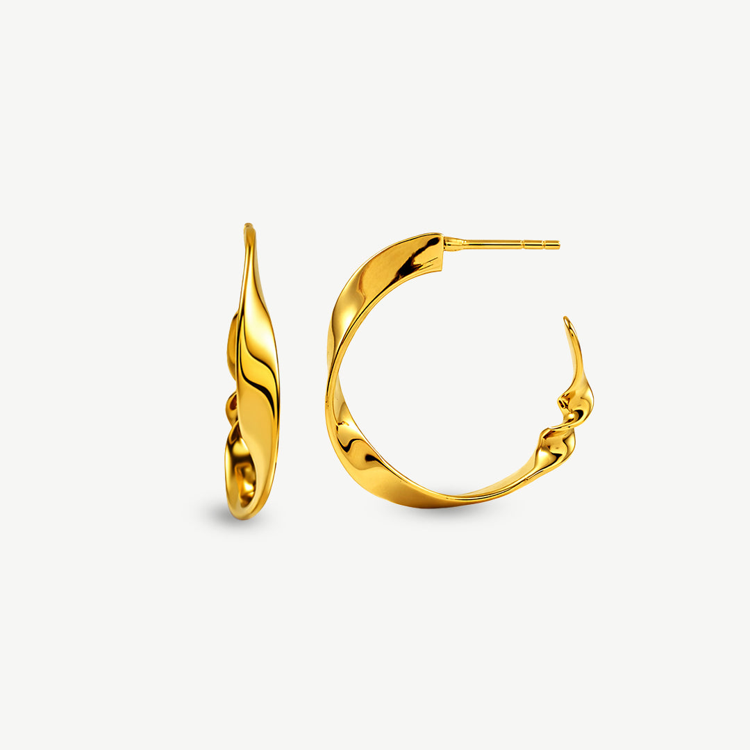 Twisted Classic Hoops