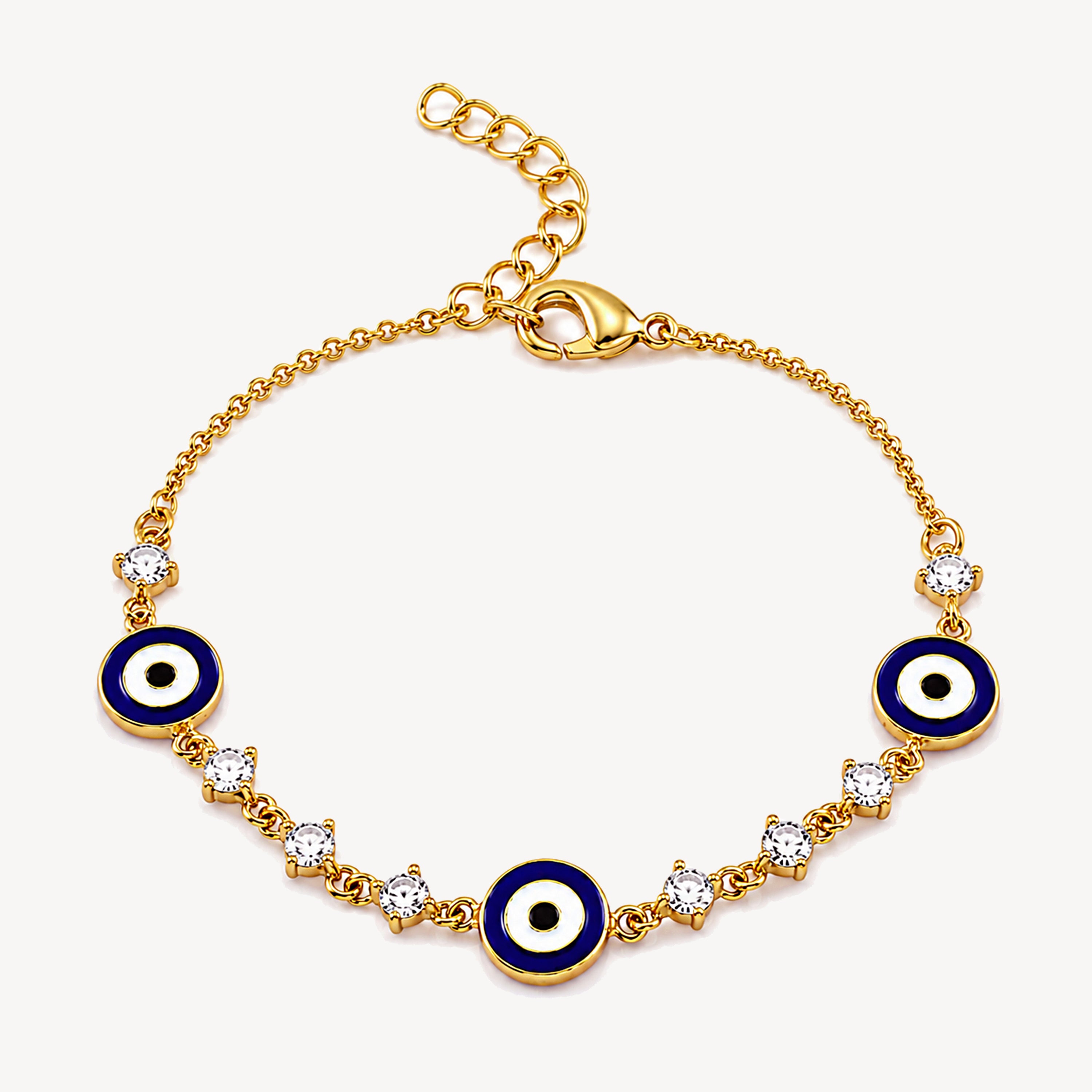 Evil Eye Station Bracelet