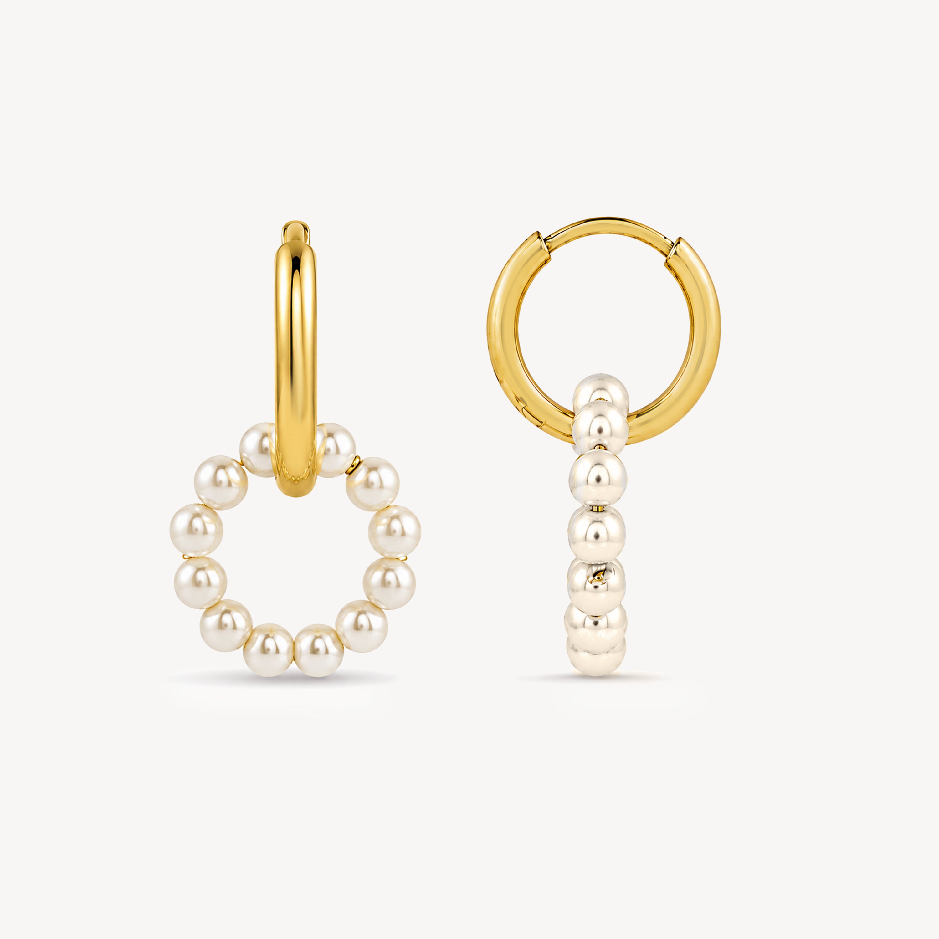 Pearl Halo Earrings