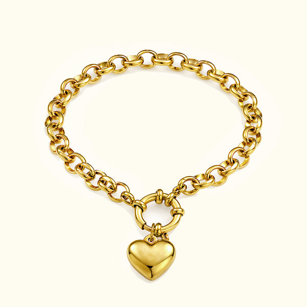 Heart Toggle Bracelet