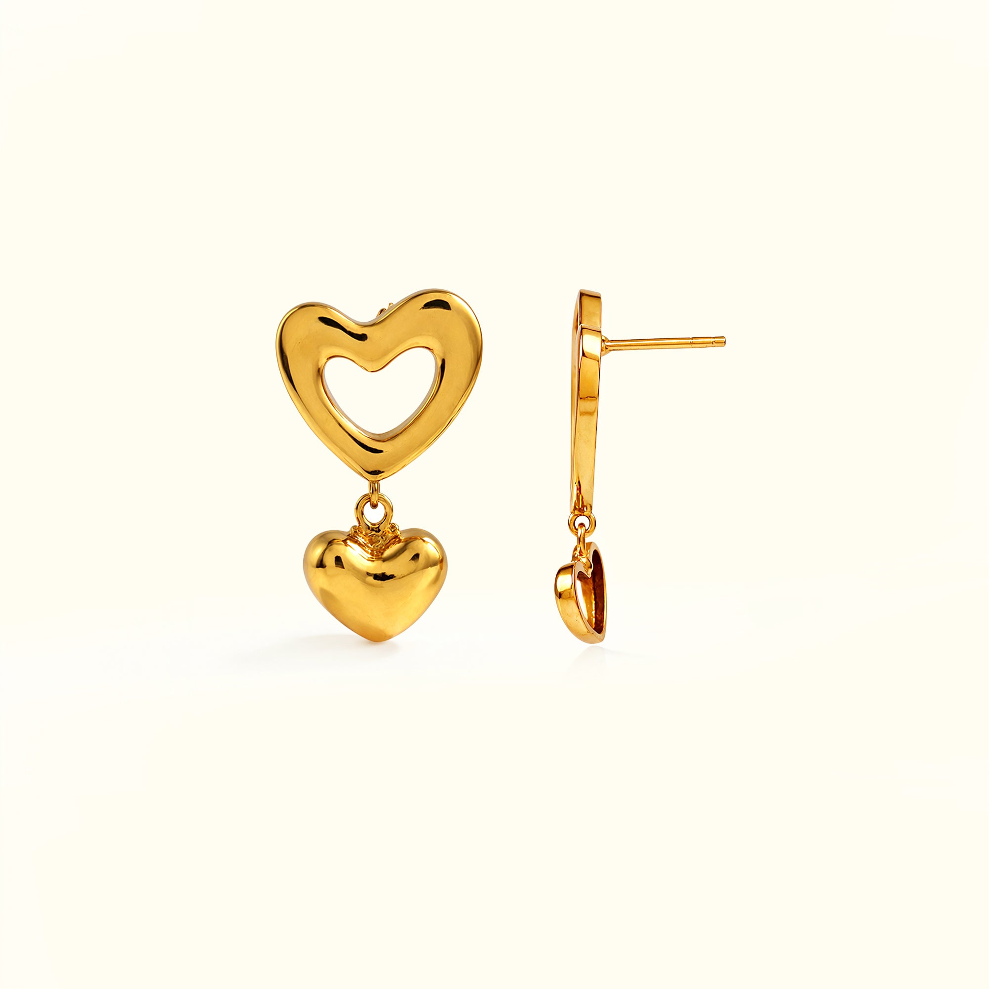 Mismatch Heart Earrings