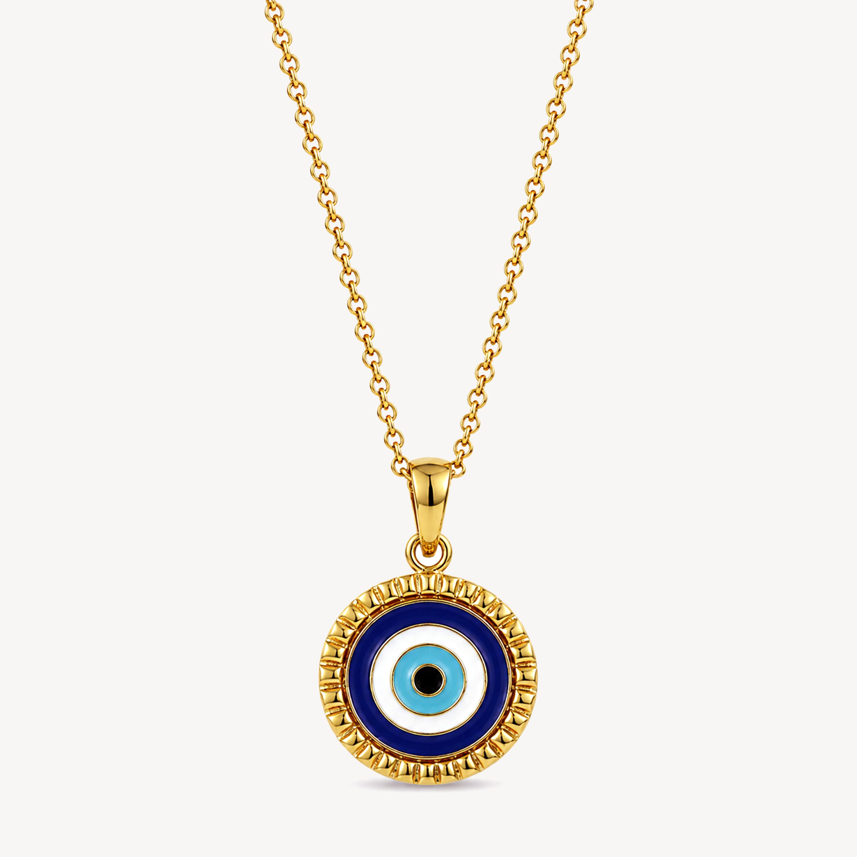 Evil Eye Flip Necklace