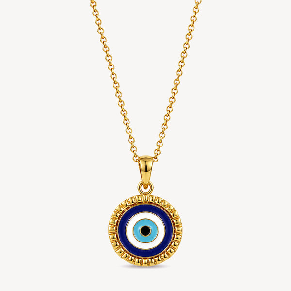 Evil Eye Flip Necklace