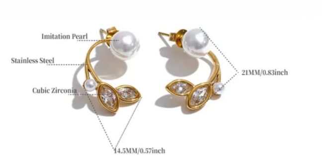 Pearl Vine Earrings