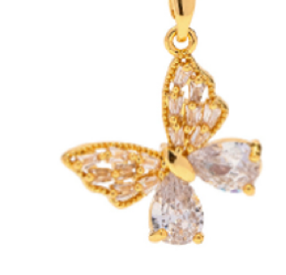 Aurelia Butterfly Necklace