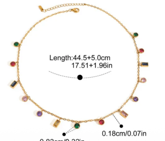 Gem Mosaic Necklace