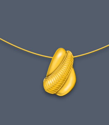 Ridge Coil Necklace
