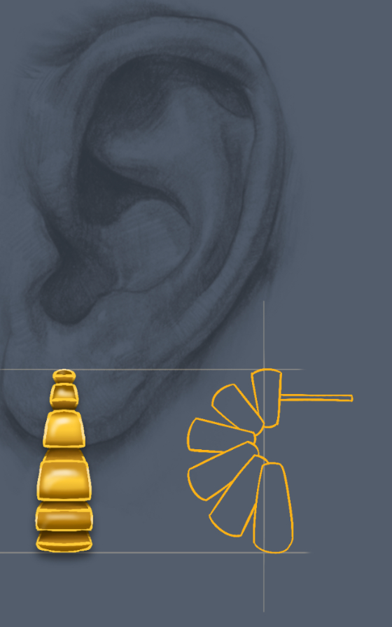 Kyoto Pleat Hoops