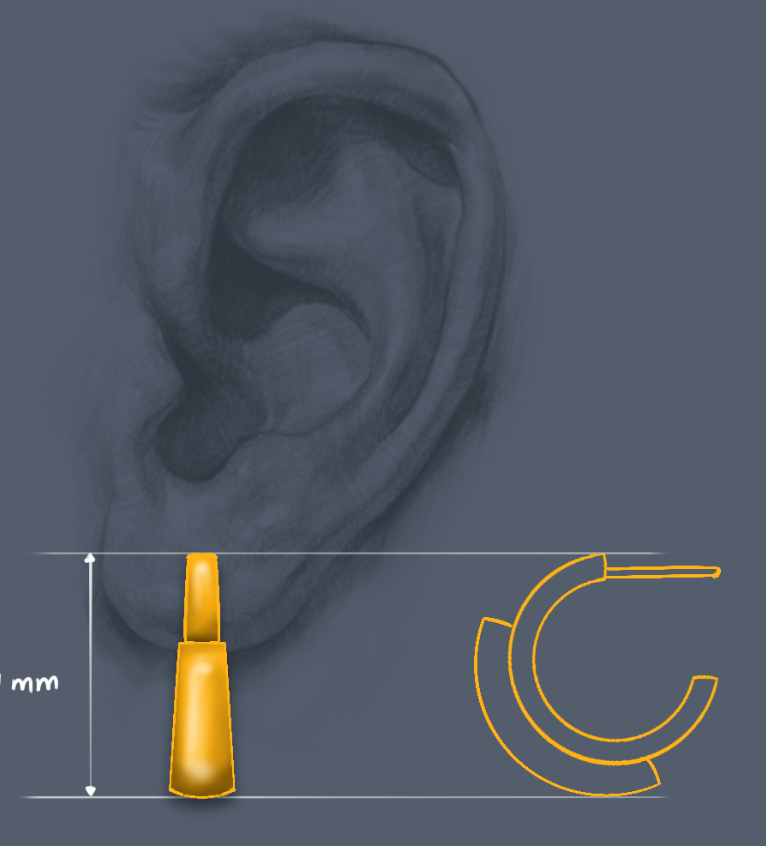 Crescent Curve Hoops
