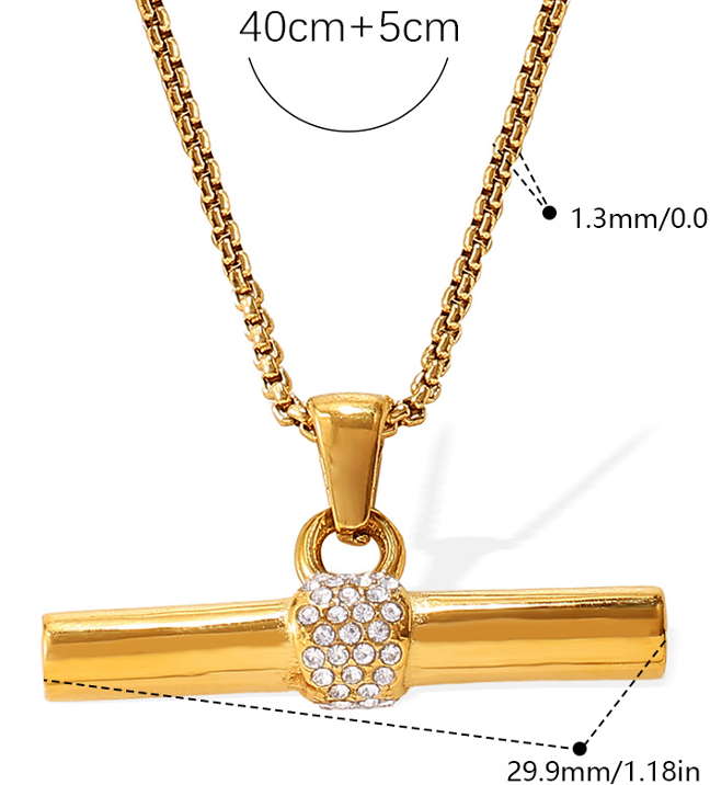Runway T-Bar Necklace