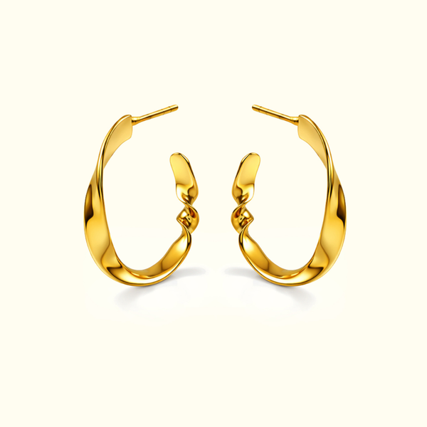 Twisted Classic Hoops
