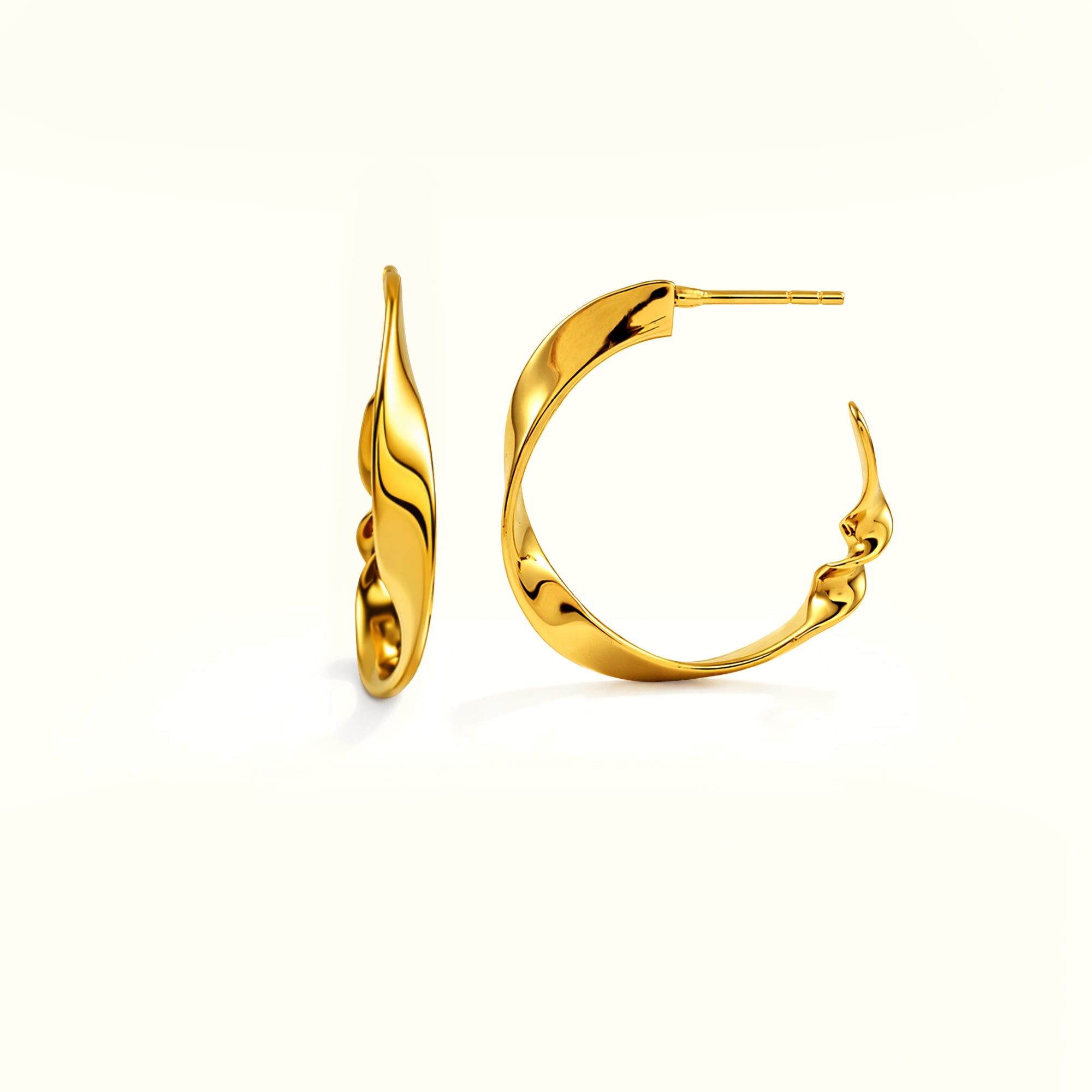 Twisted Classic Hoops