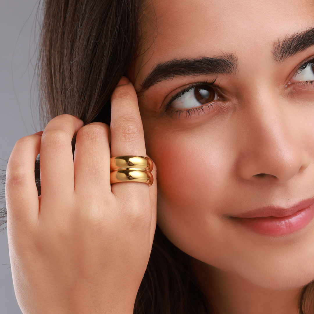 Two Dome Ring