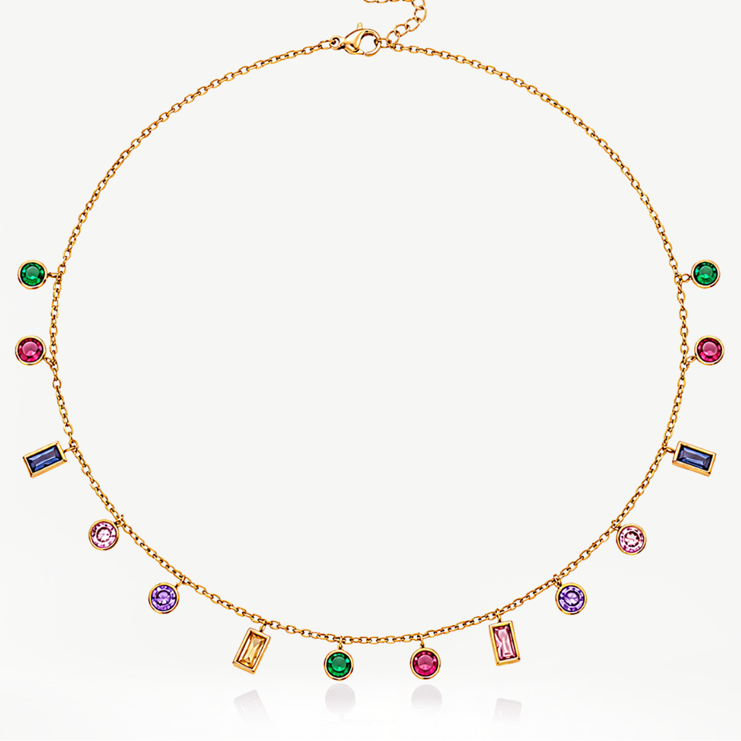 Gem Mosaic Necklace