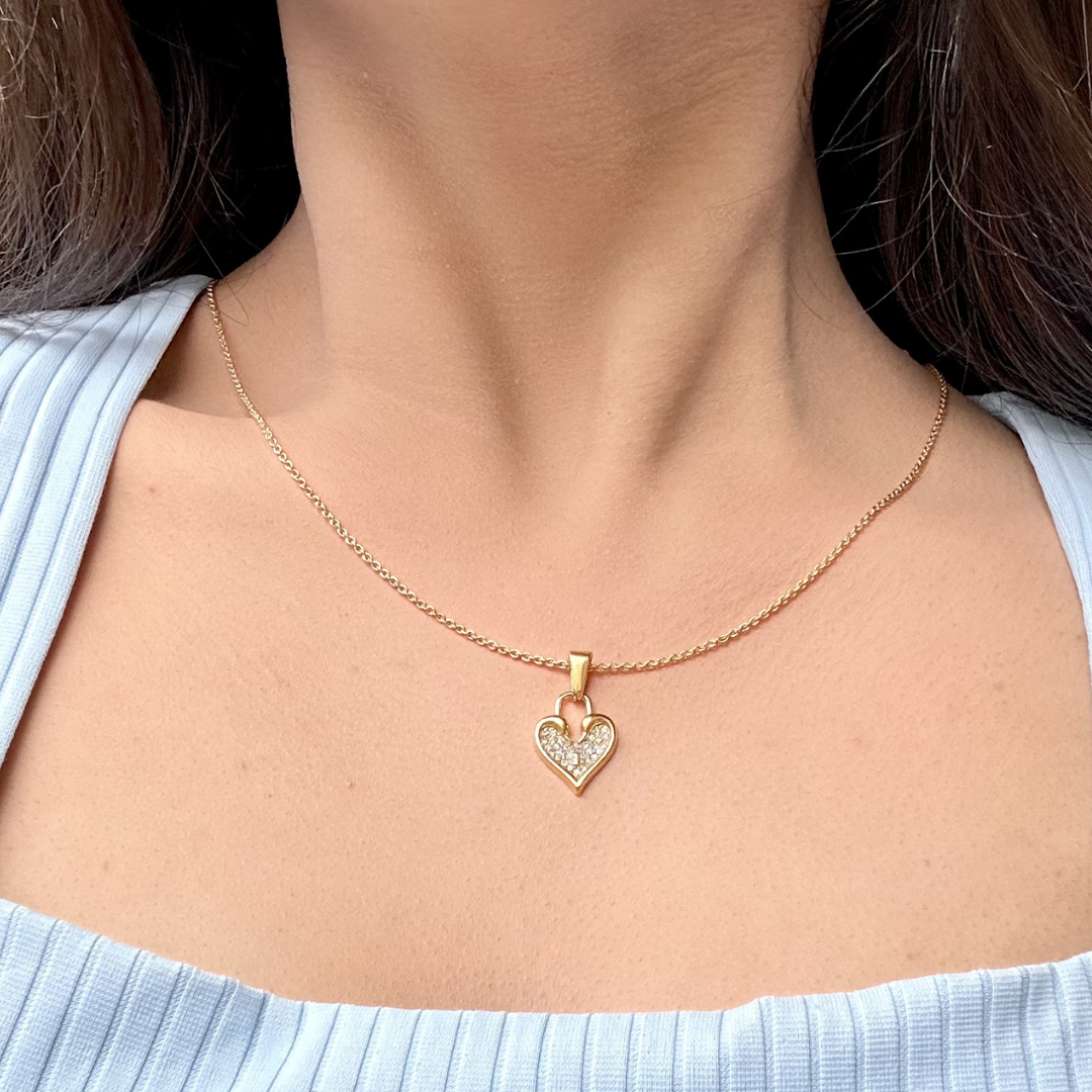 Heart Lock Necklace